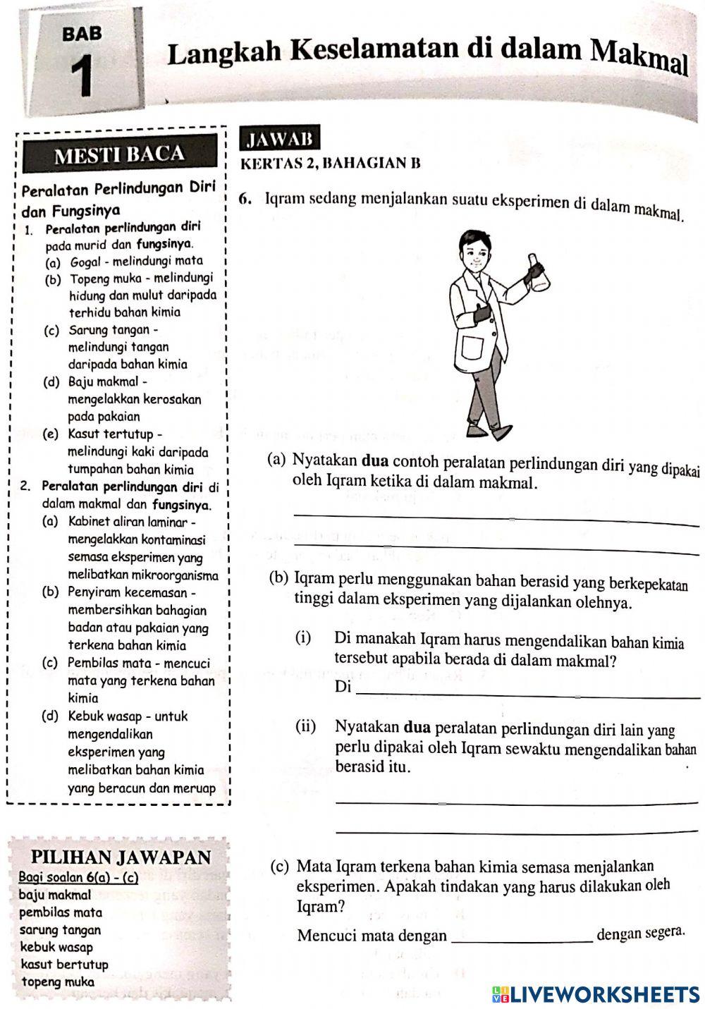 Peralatan perlindungan diri dan fungsinya