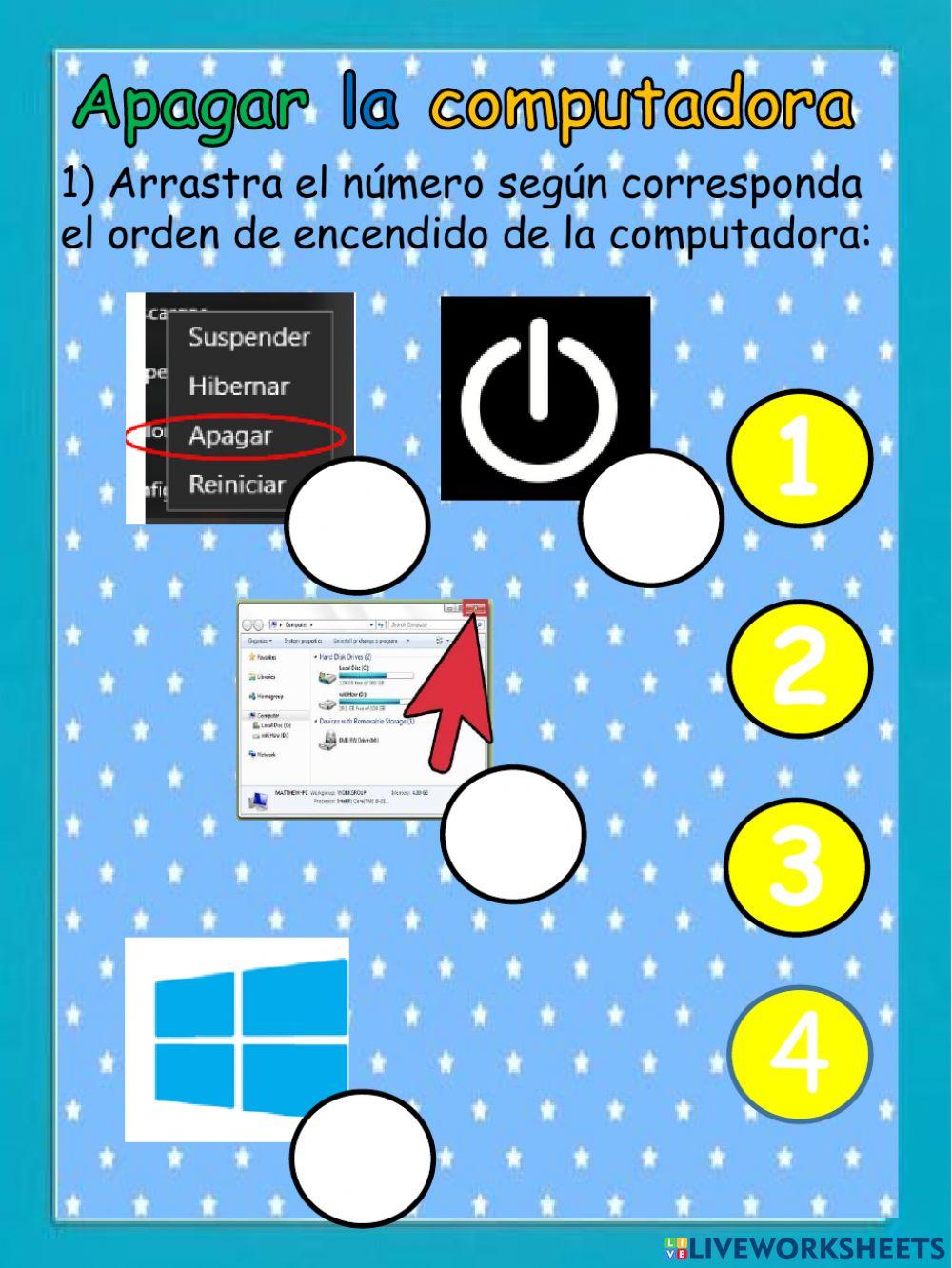 Apagar la computadora