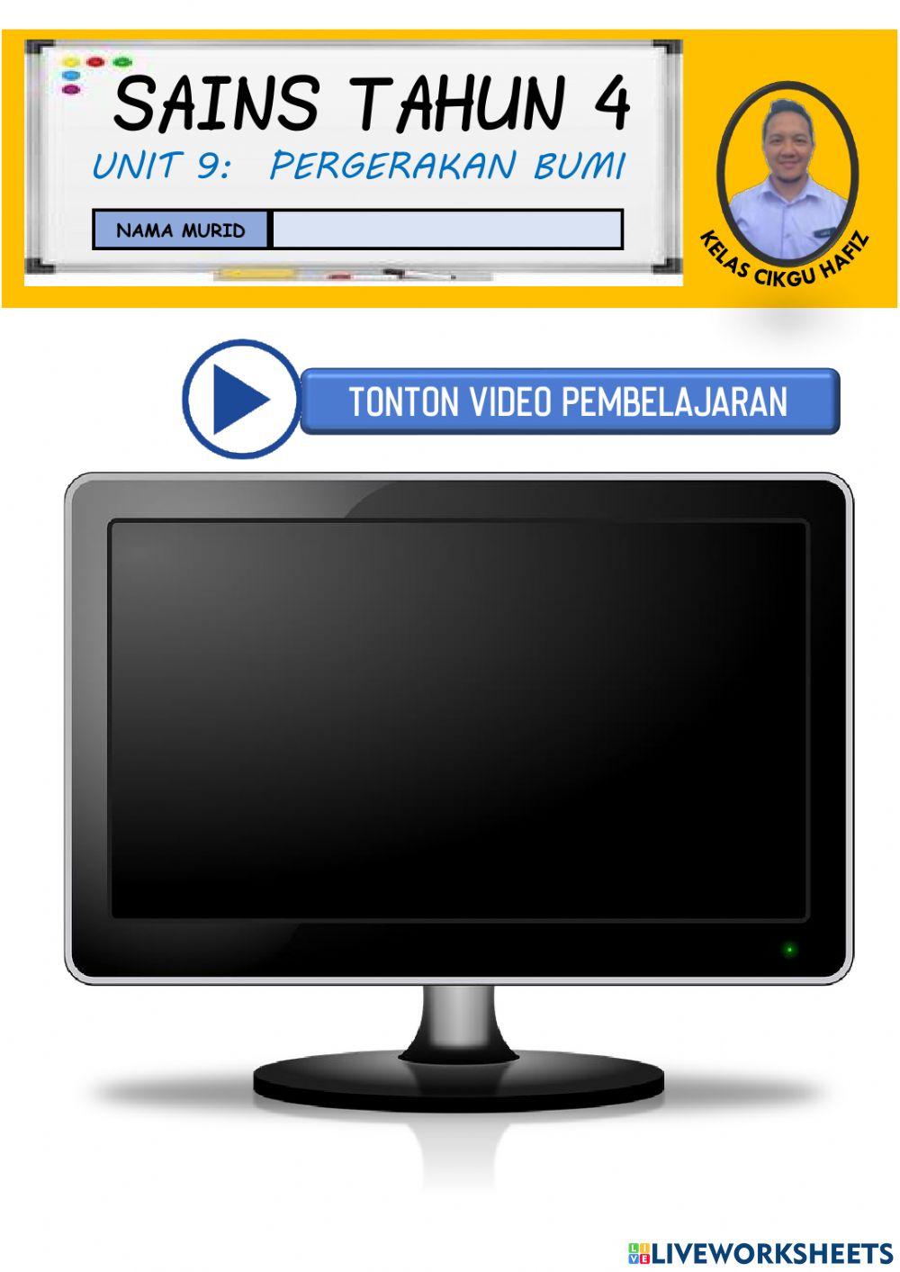 Pergerakan BUmi Tahun 4