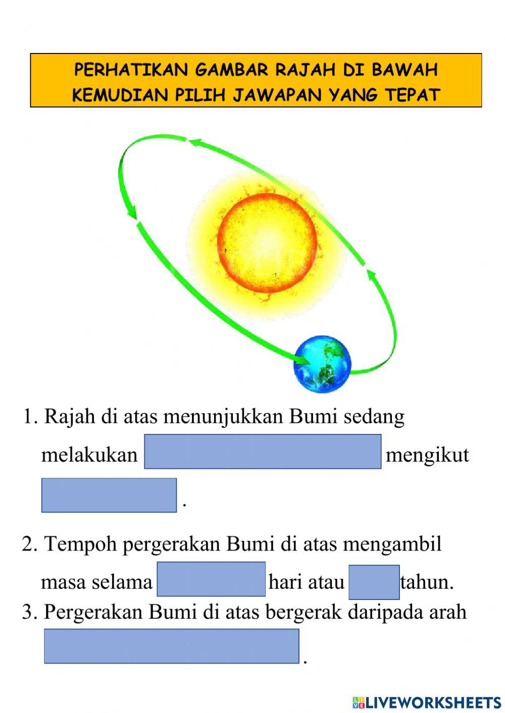Pergerakan BUmi Tahun 4