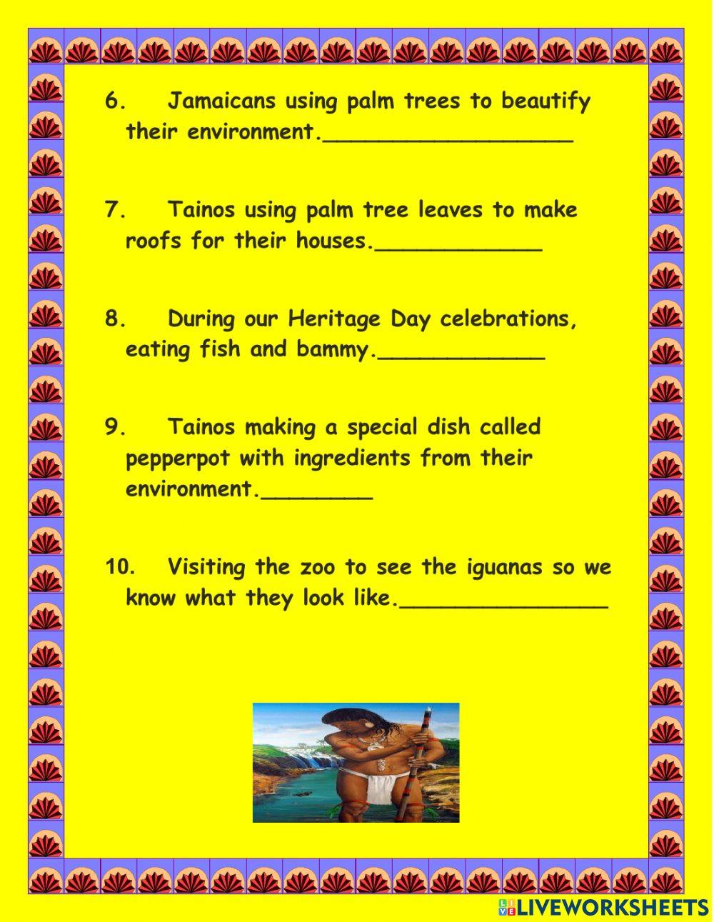 Jamaica's first inhabitants