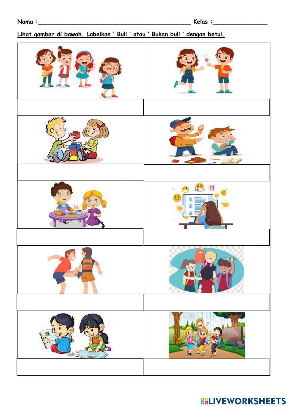 PK Jangan buli, elak buli