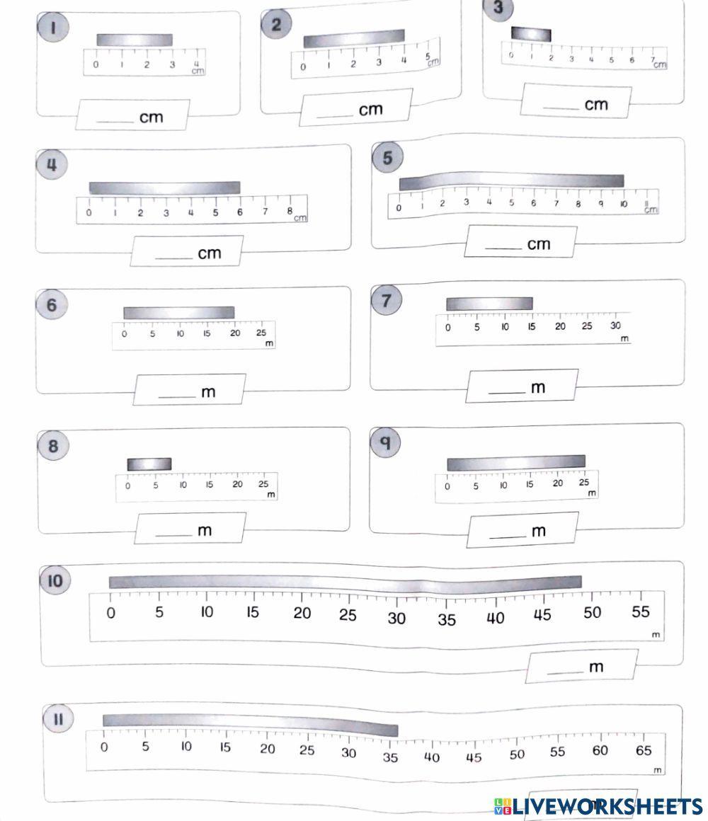 Length, mass an… | Free Interactive Worksheets | 1426550