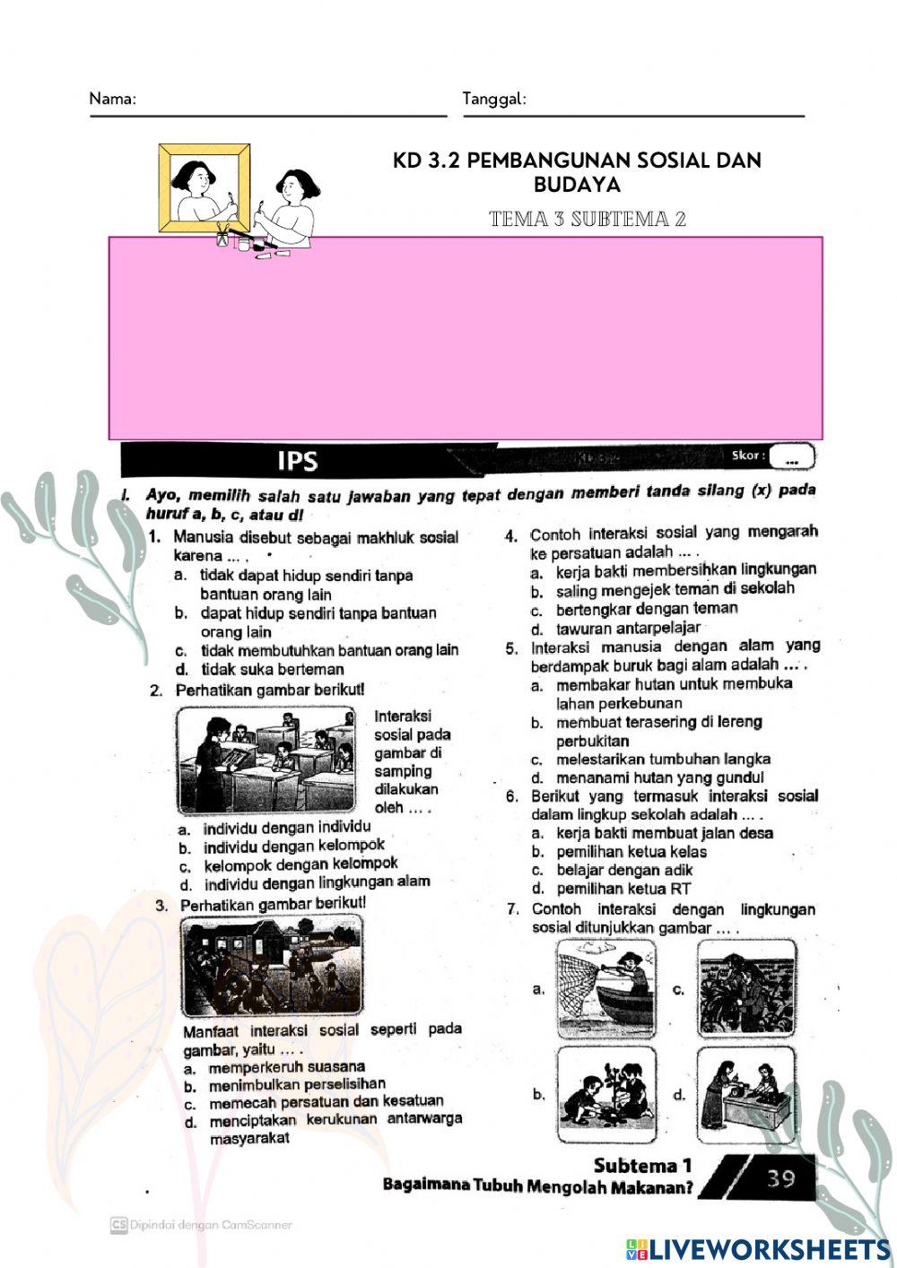 Kd 3.2 pembangunan sosial