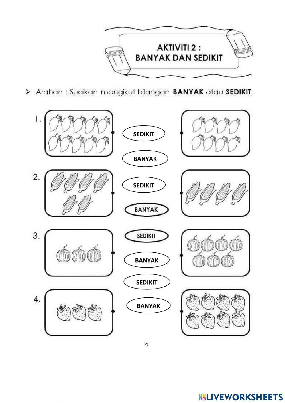 Mengenal objek banyak dan sedikit 1426673