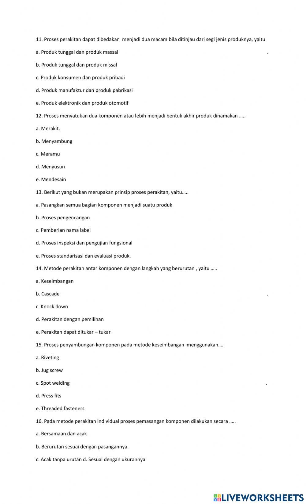 Ulangan harian bab 2