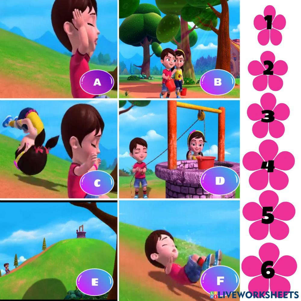 jack and jill 2 3993458 | poornima11 | LiveWorksheets
