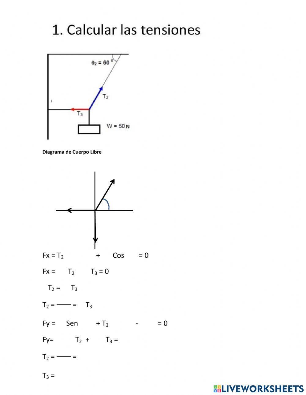 1era condición de equilibrio