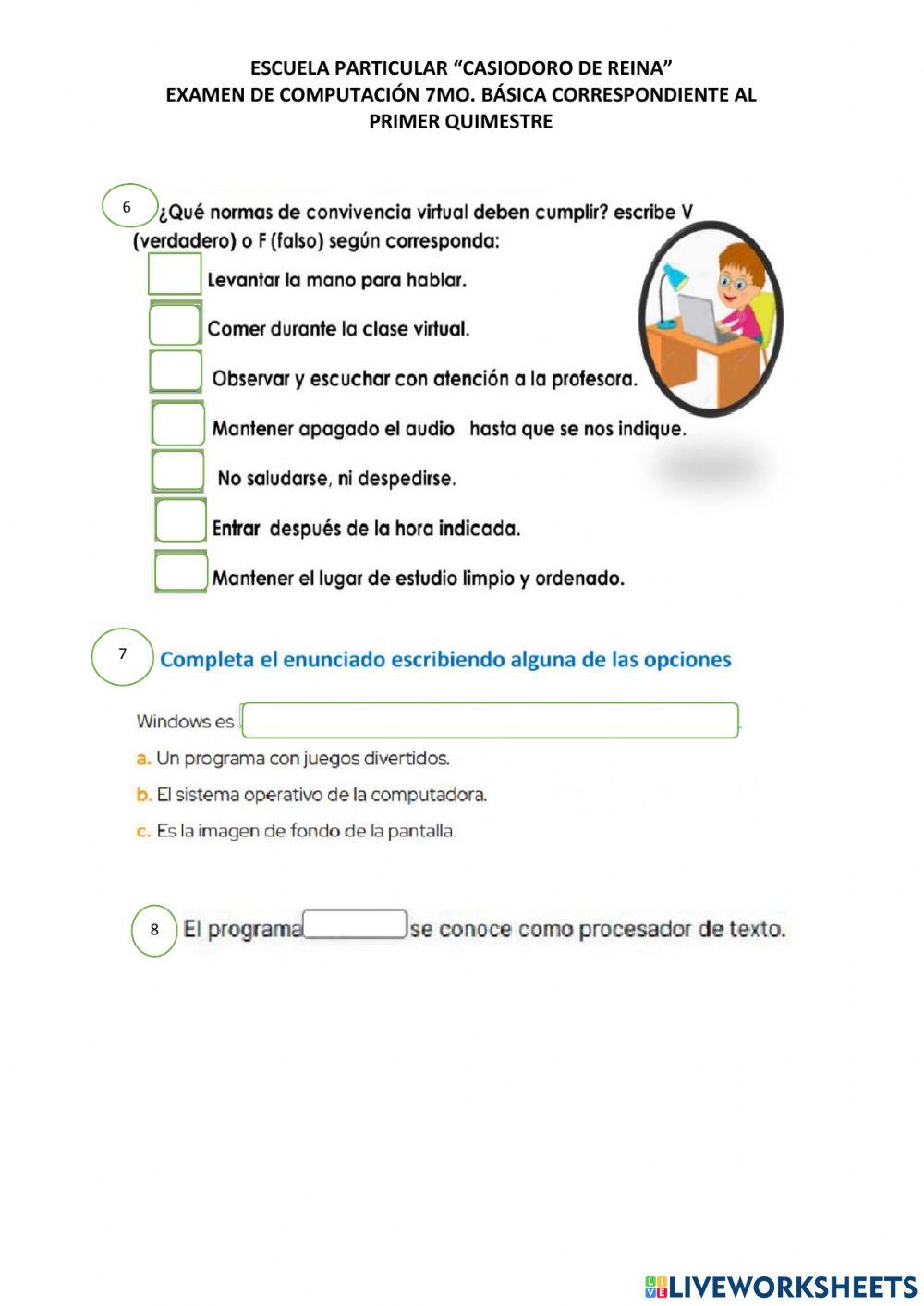 Examen 7mo.computación