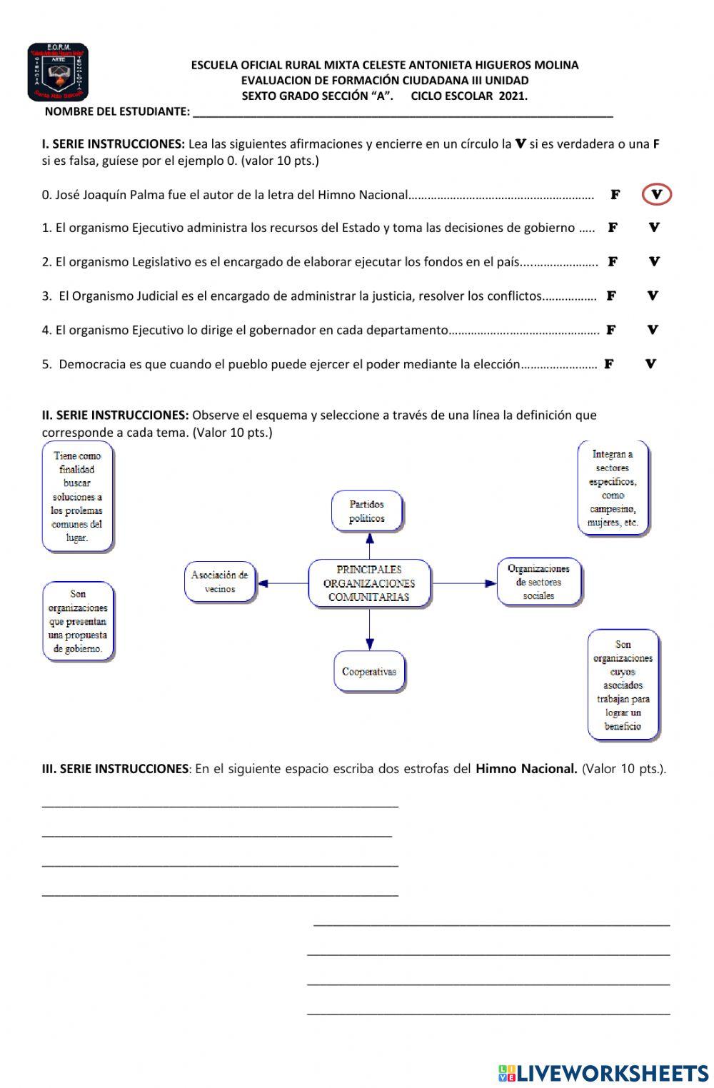 Formacion ciudadana eval