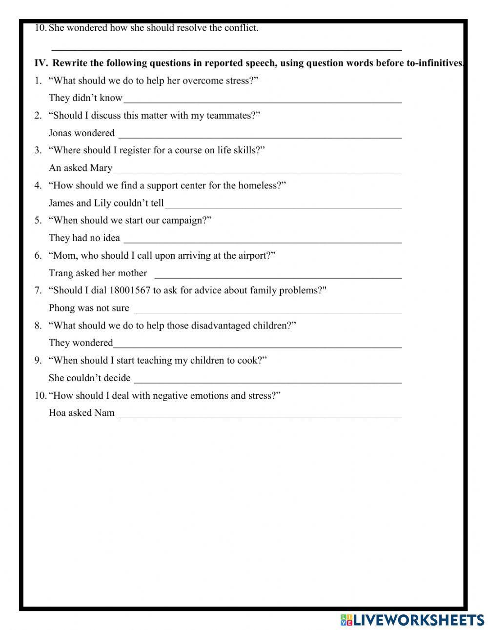 Grade 9: Unit 3 (cont)