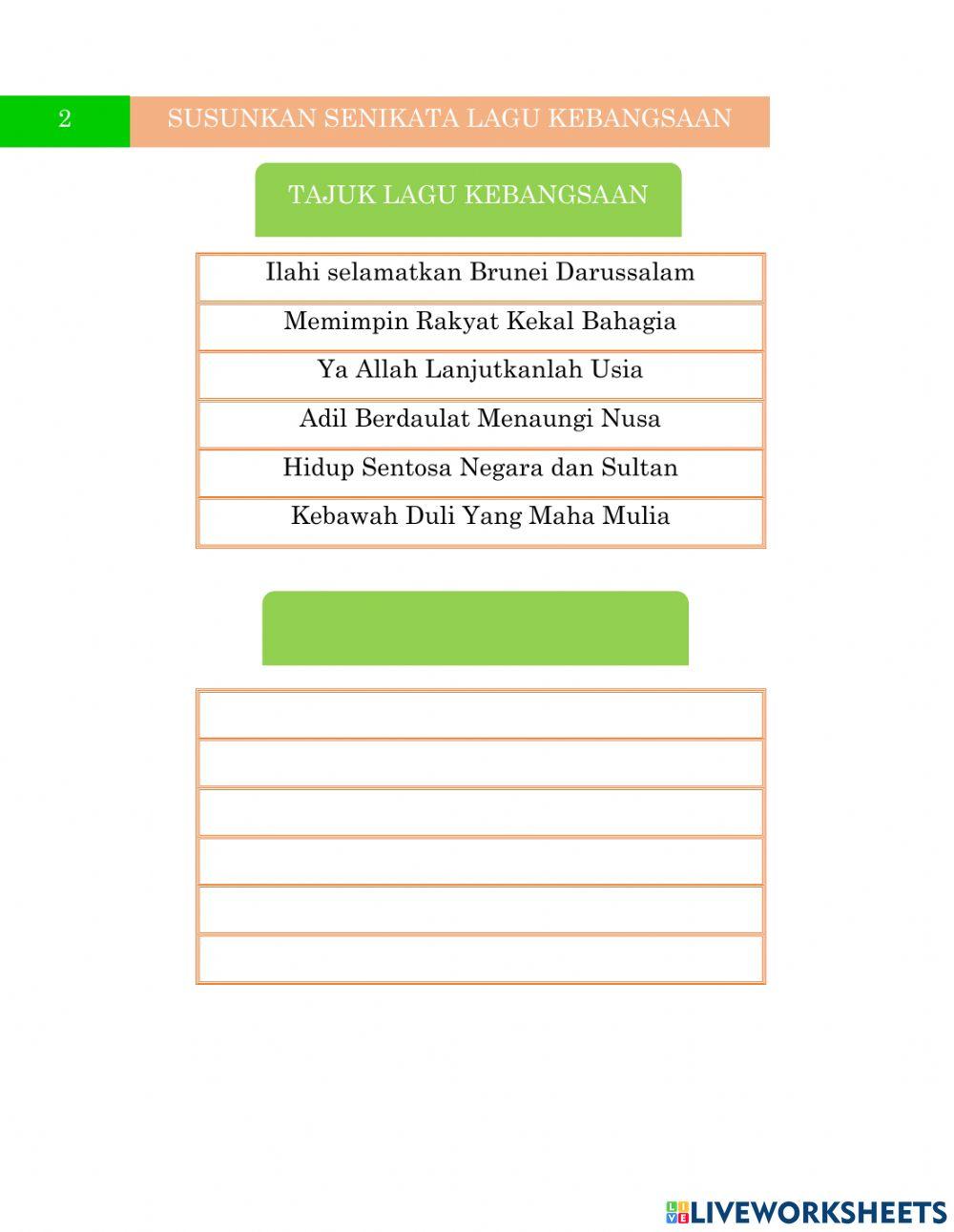 HORMATI BENDERA DAN LAGU KEBANGSAAN NEGARA 