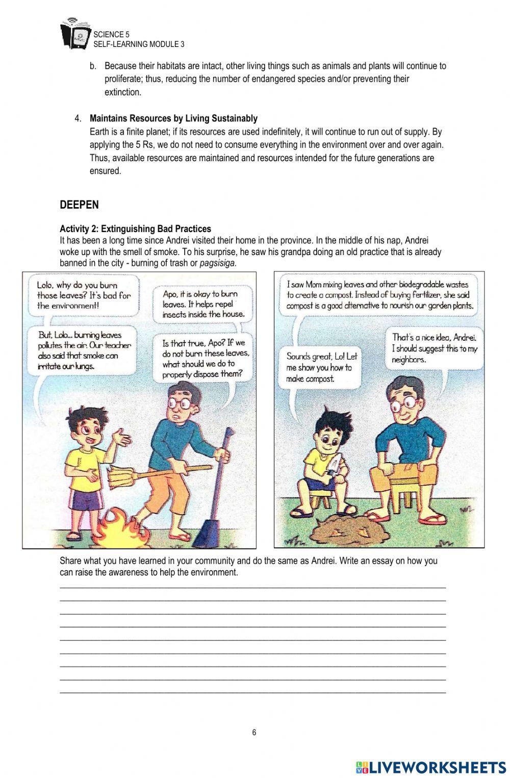 SCIENCE 5 Self Learning Module 3 Q1