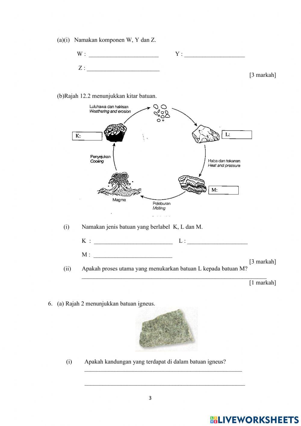 Sains: Bumi Tingkatan 1