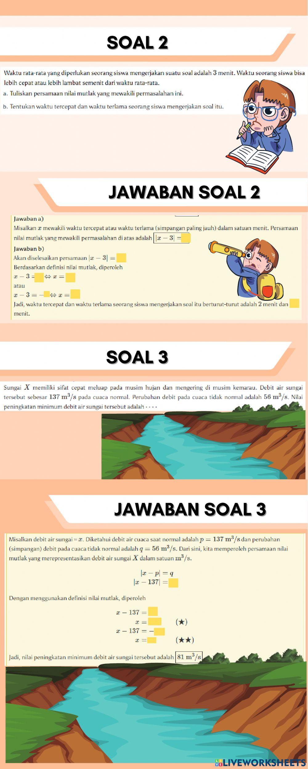 Penerapan Konsep Nilai Mutlak dalam Kehidupan Sehari hari