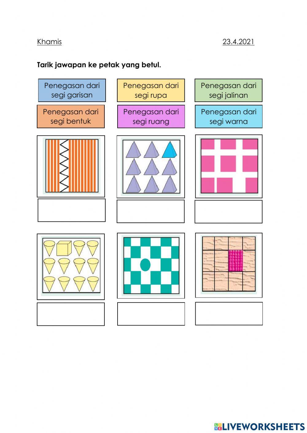 Tarik jawapan yang betul