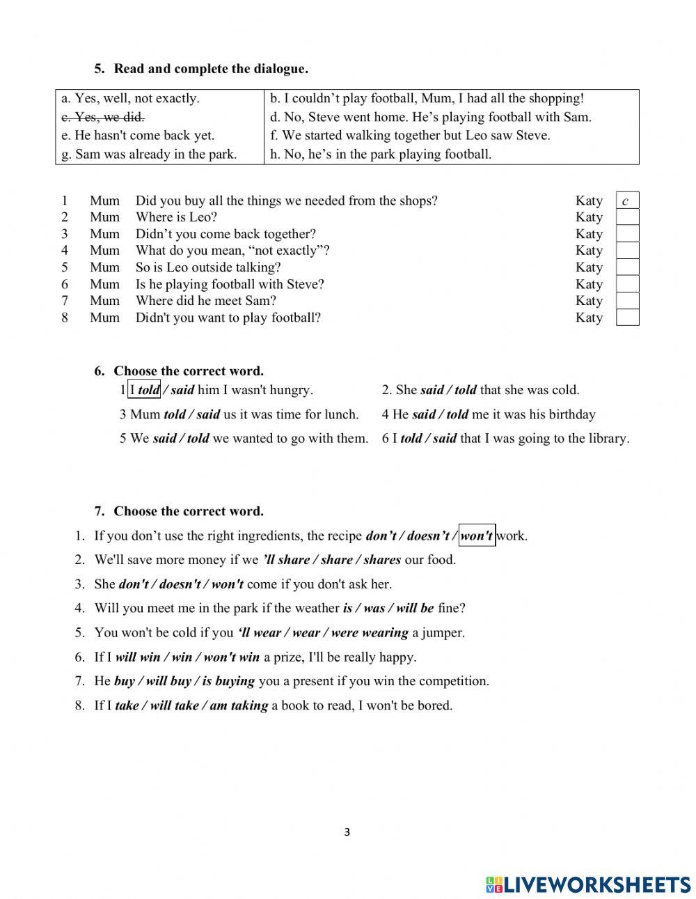 DS - Fa5 - Test 3 Writing