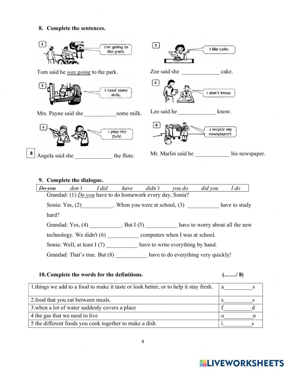 DS - Fa5 - Test 3 Writing