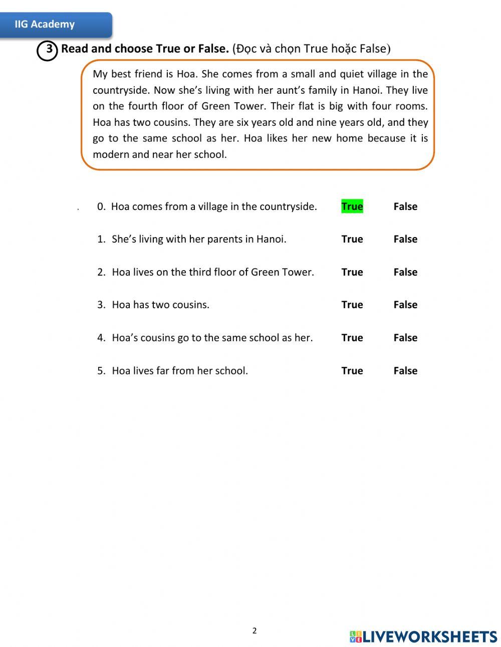 IIG-Grade 5-Worksheet 3