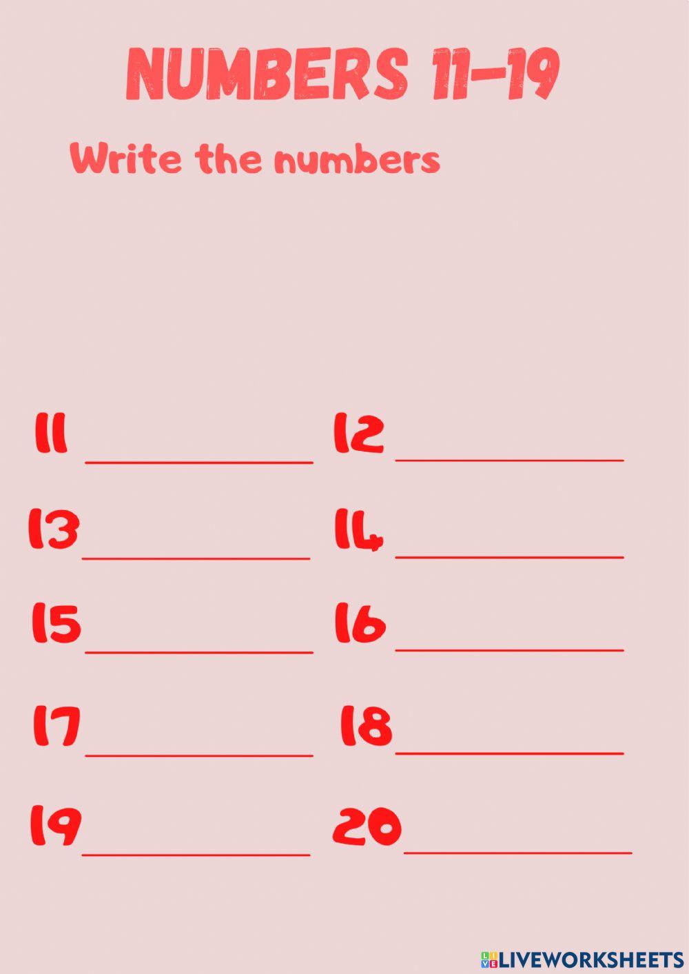 Days, Months & Numbers