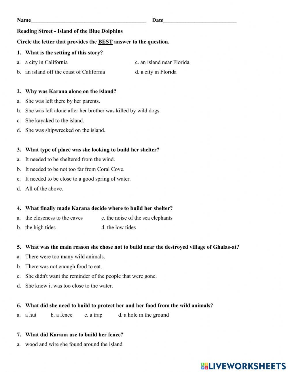 Island of the Blue Dolphin