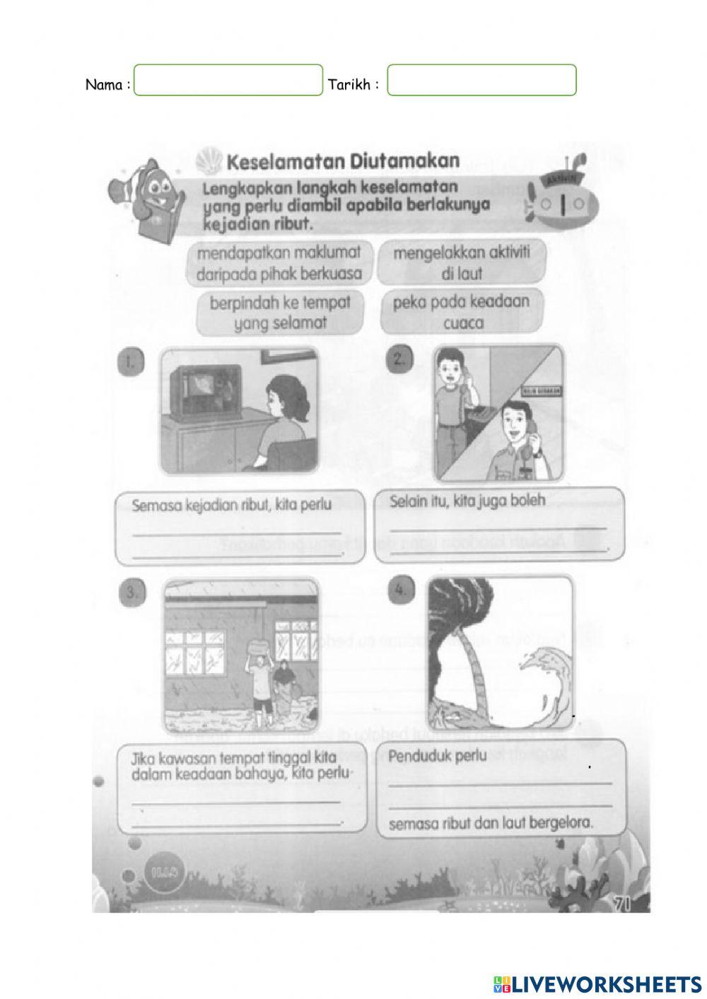 Keselamatan Diutamakan Semasa Ribut