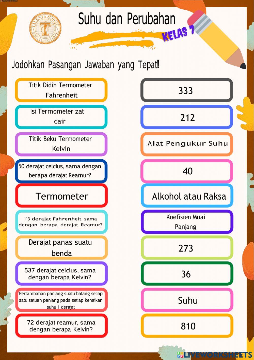 Suhu dan perubahannya