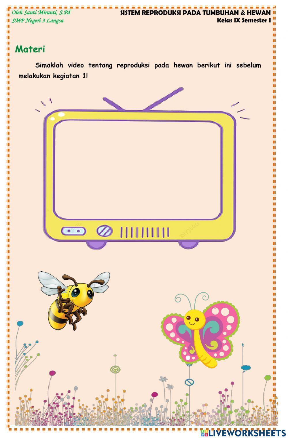 Sistem Reproduksi pada Hewan