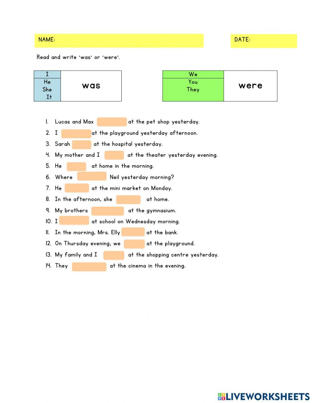 Module 8: Where were you yesterday?