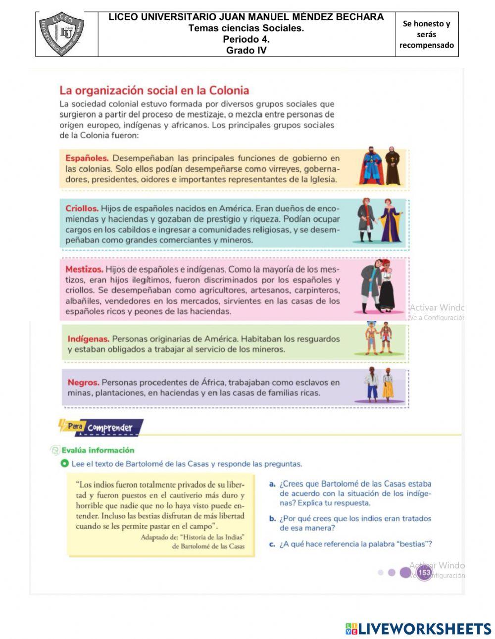 La colonia en Colombia Parte 1