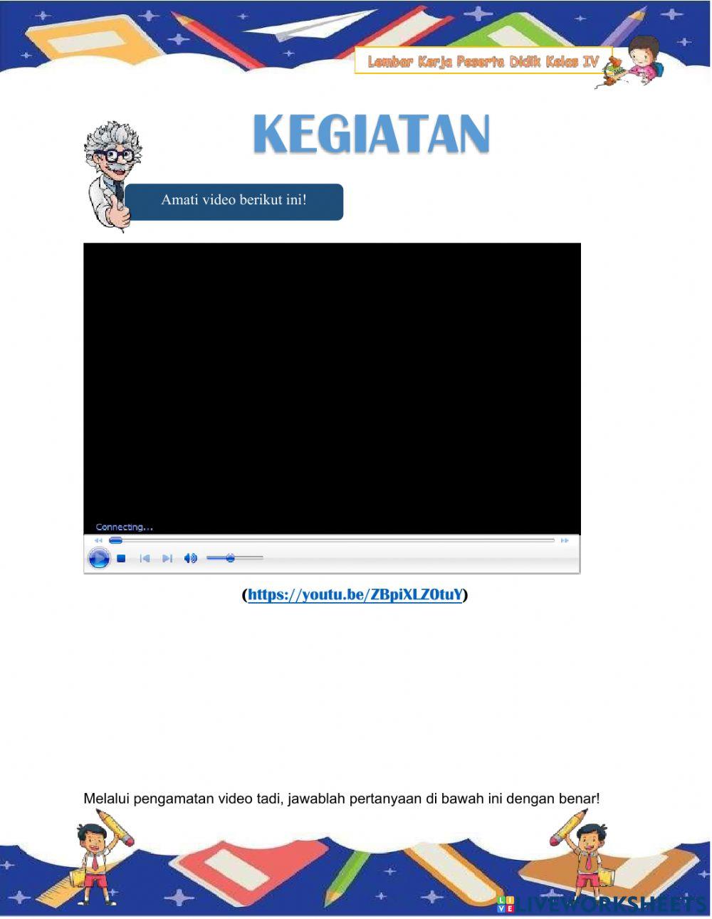 Kelas IV Semester 1 Tema 2 Selalu Berhemat Energi Subtema 1 Sumber Energi Pembelajaran 1