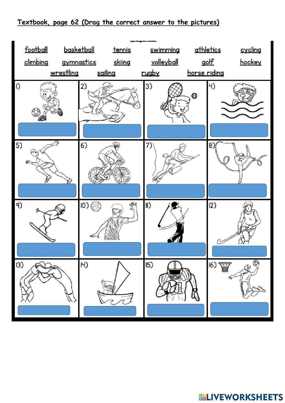 Year 5 Unit 6 Sport page 62