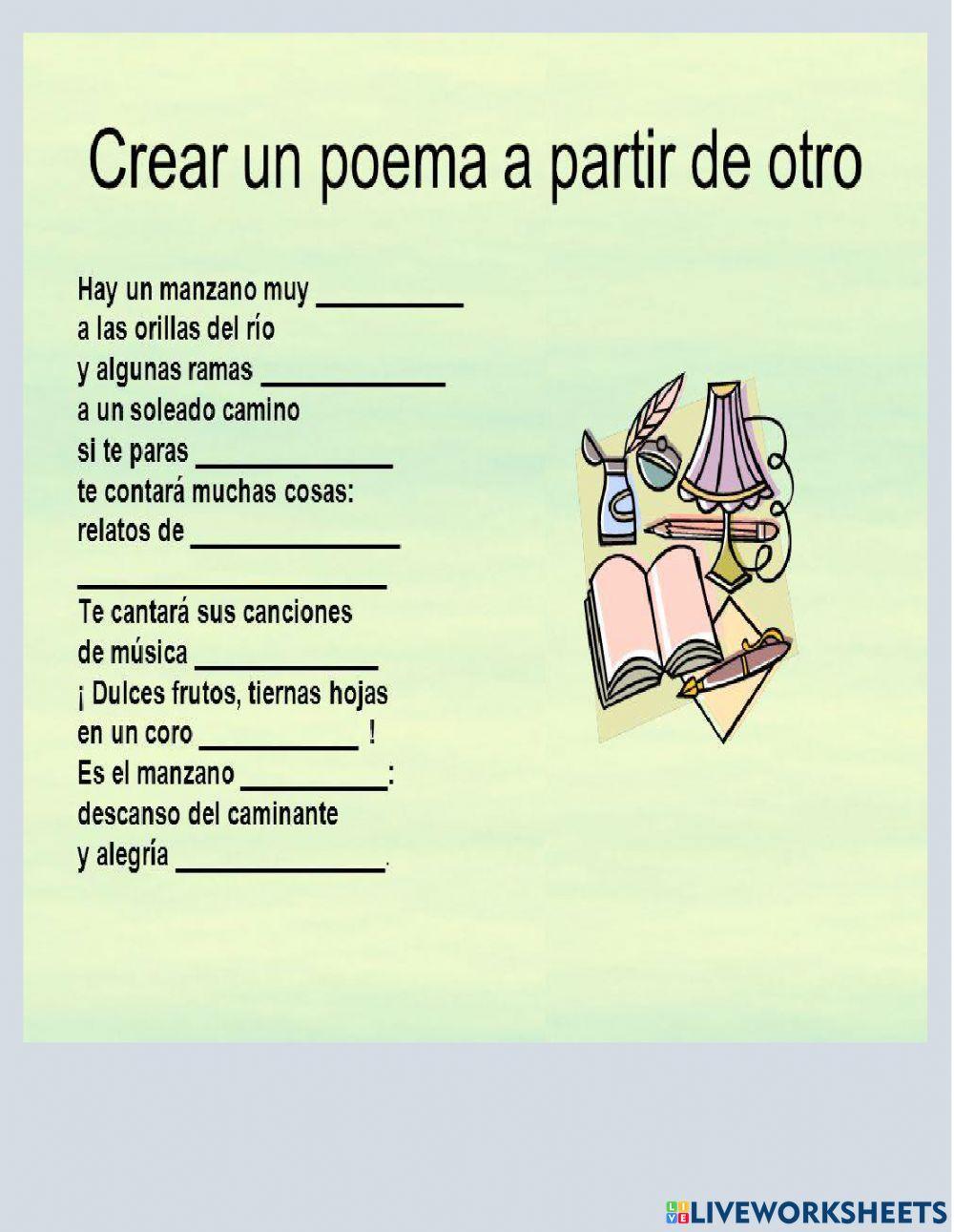 Crear un poema