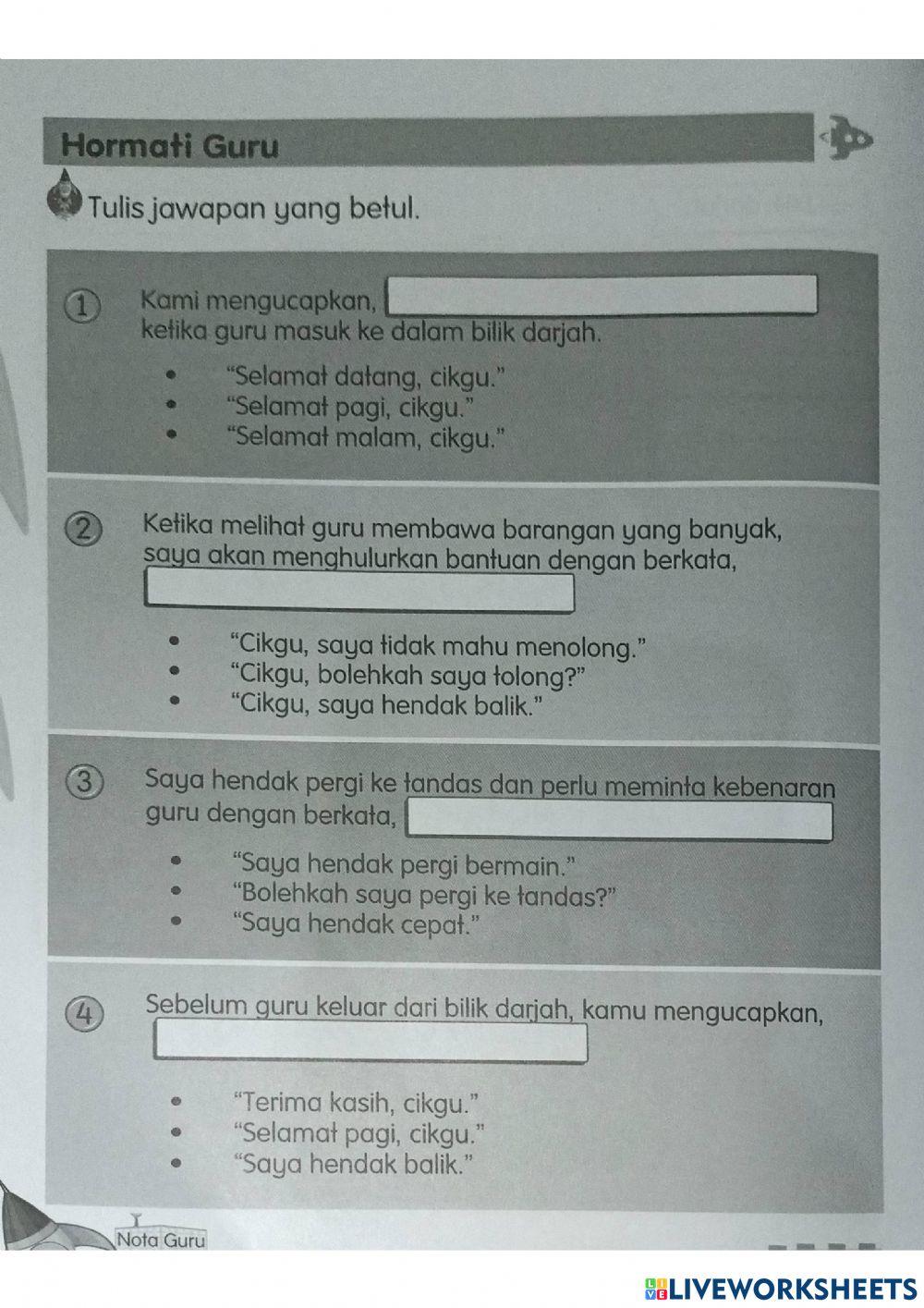 Budi bahasa budaya kita