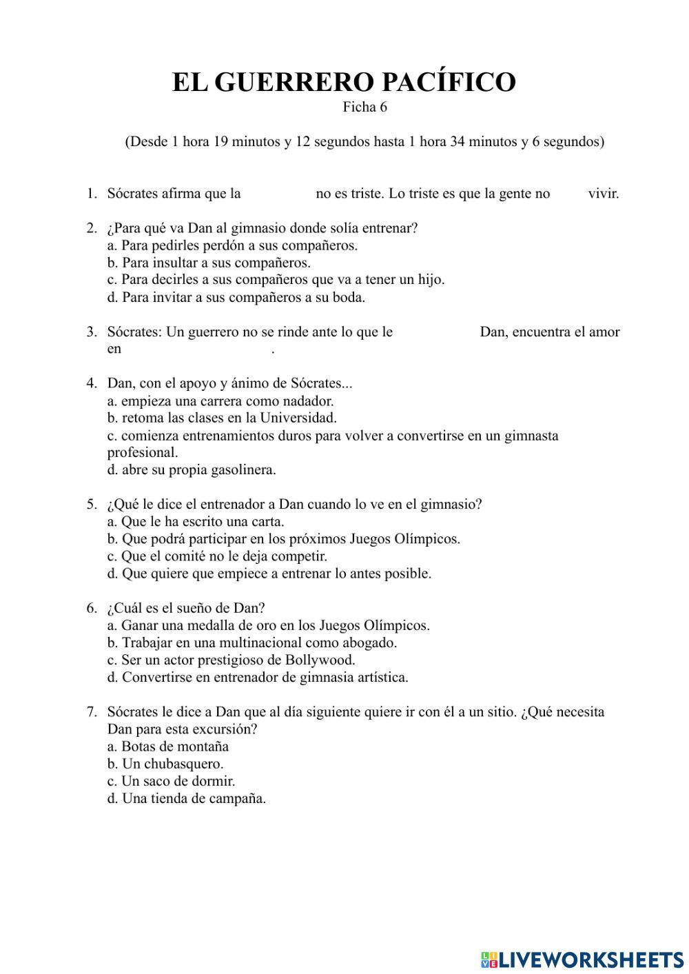 El guerrero pacífico 6