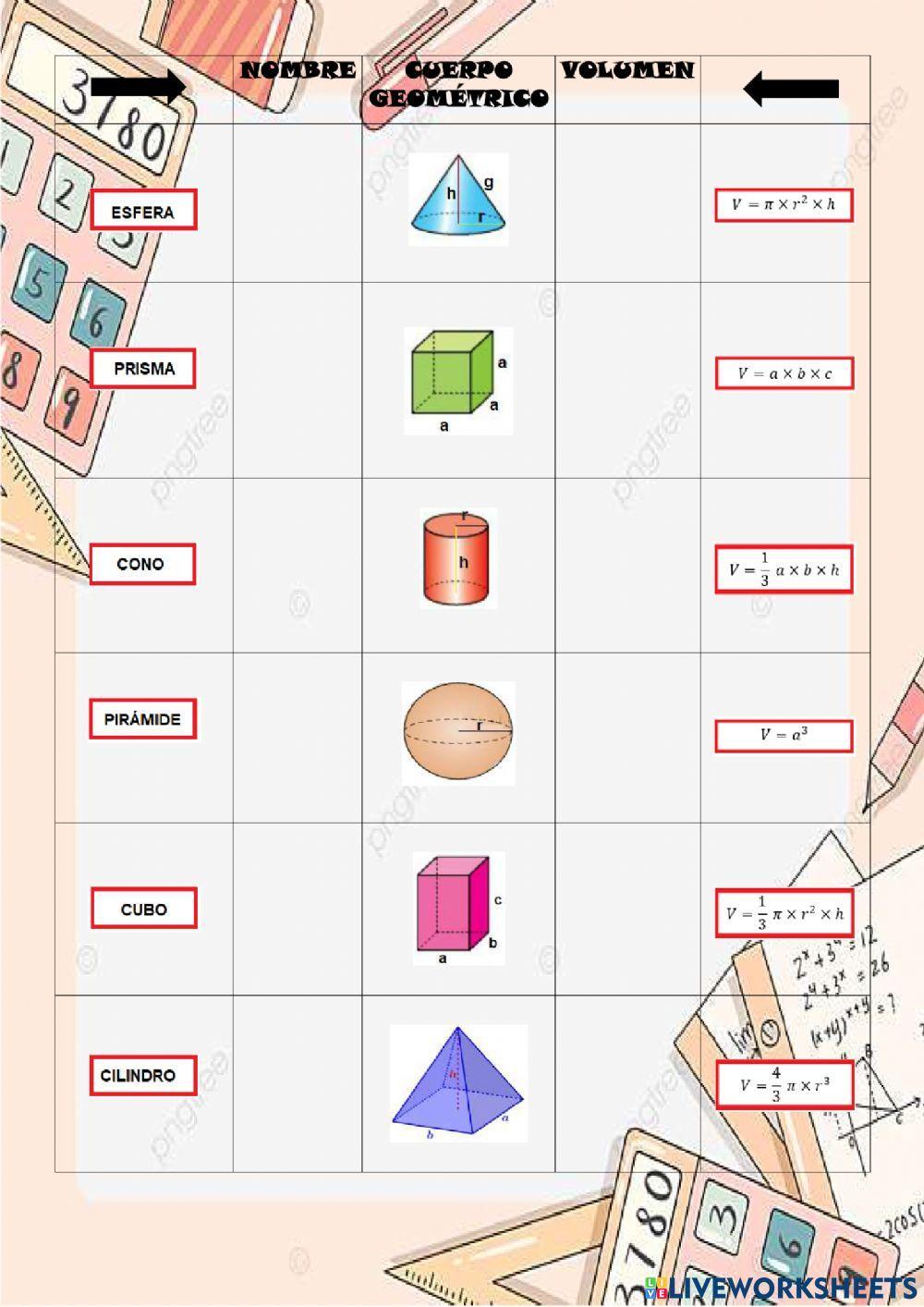 Cuerpos geométricos