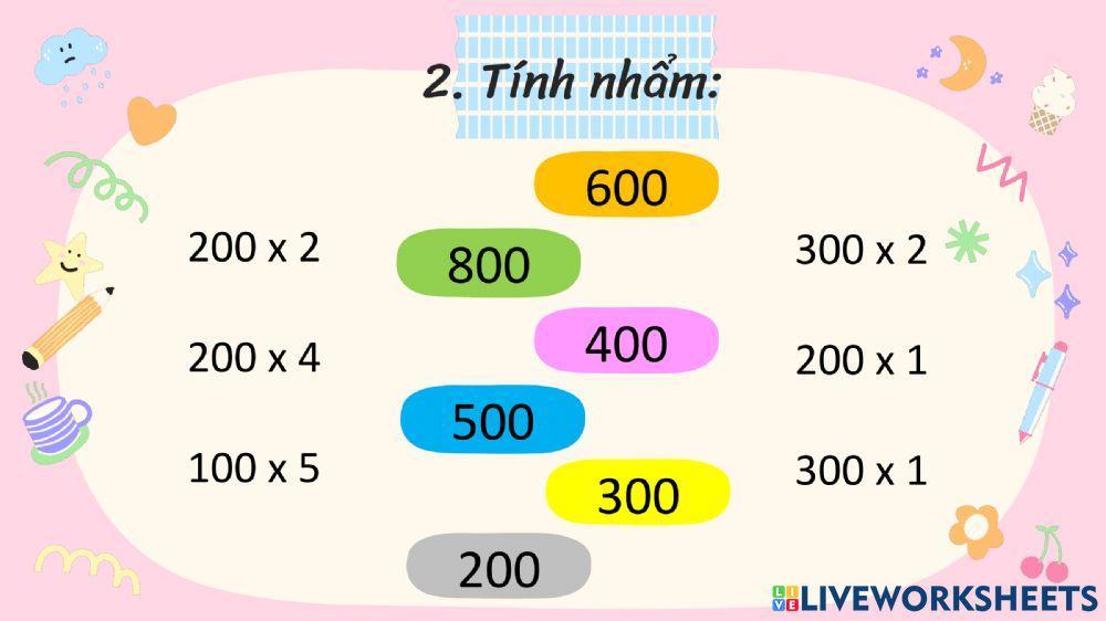 Toán tuần 2 tiết 3