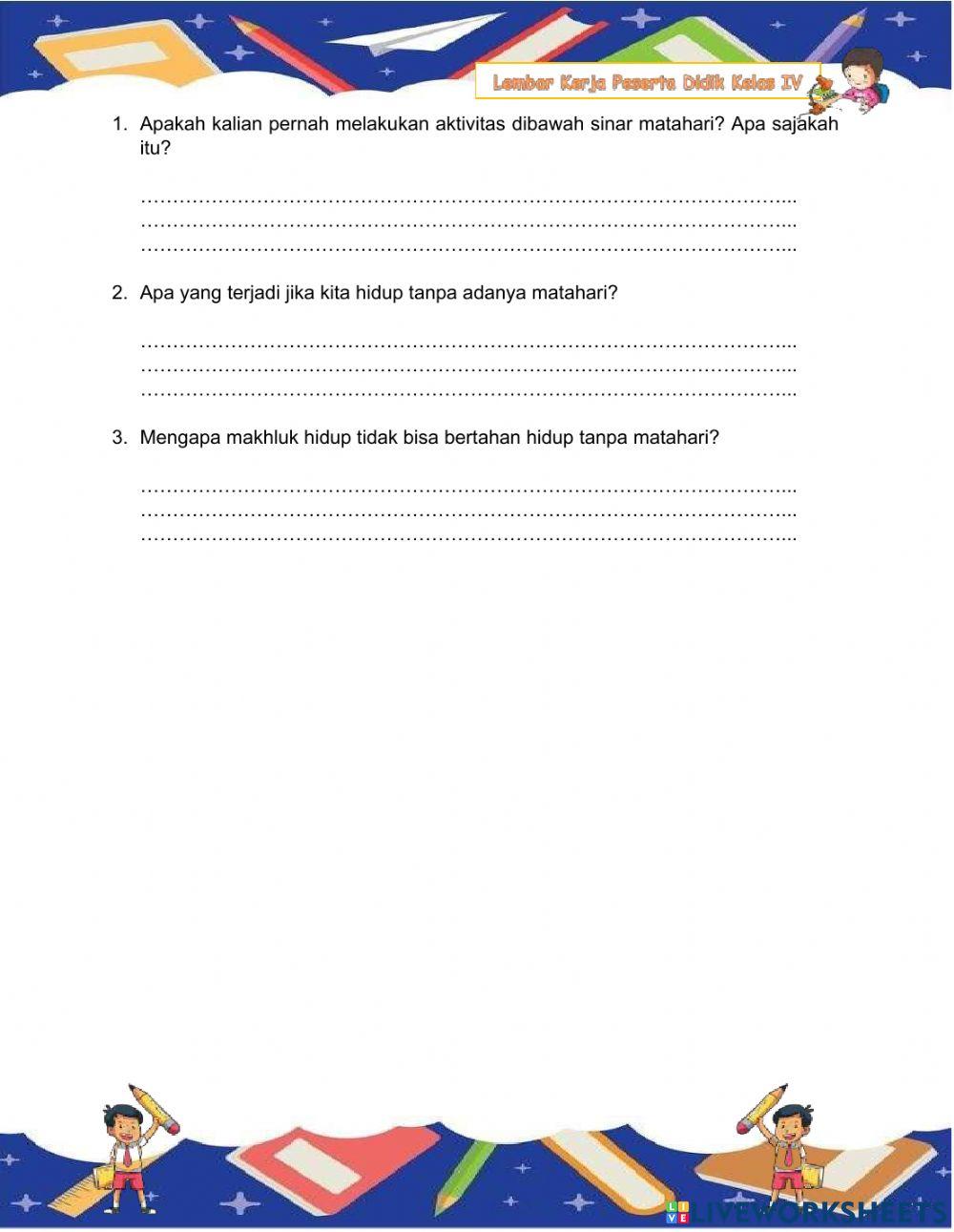 Kelas IV Semester 1 Tema 2 Selalu Berhemat Energi Subtema 1 Sumber Energi Pembelajaran 1