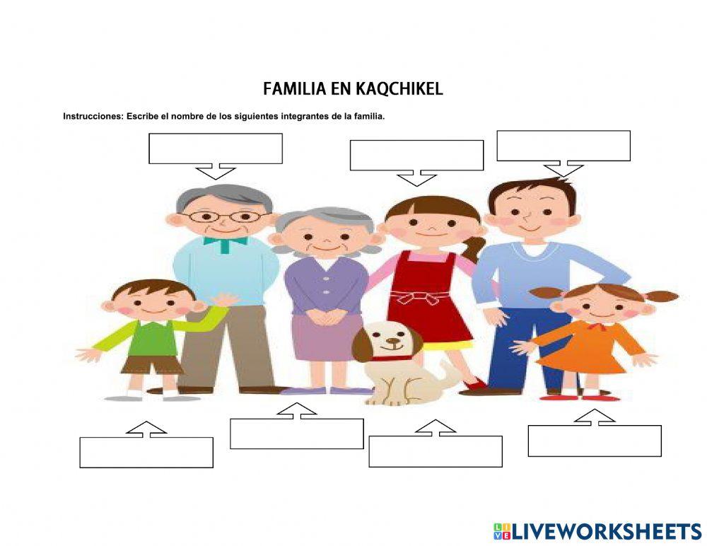 Familia en kaqchikel
