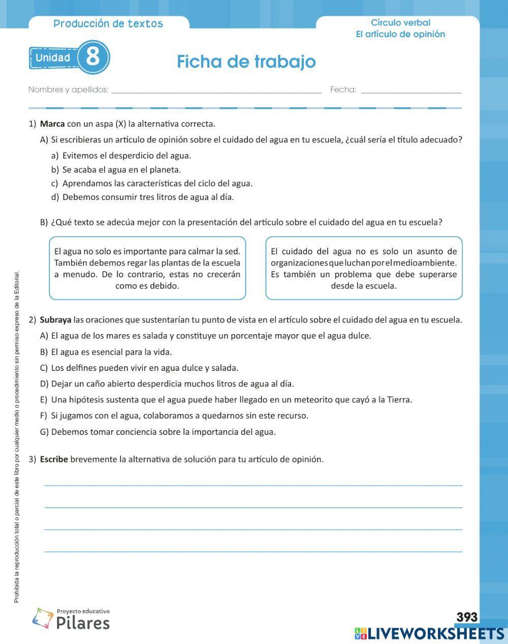 Artículo de opinión