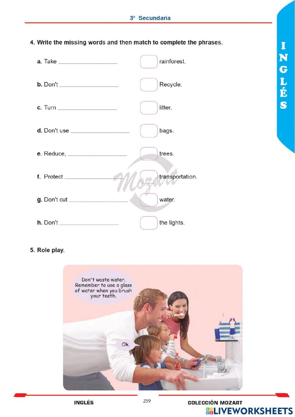 Unidad 8 - inglés 3°