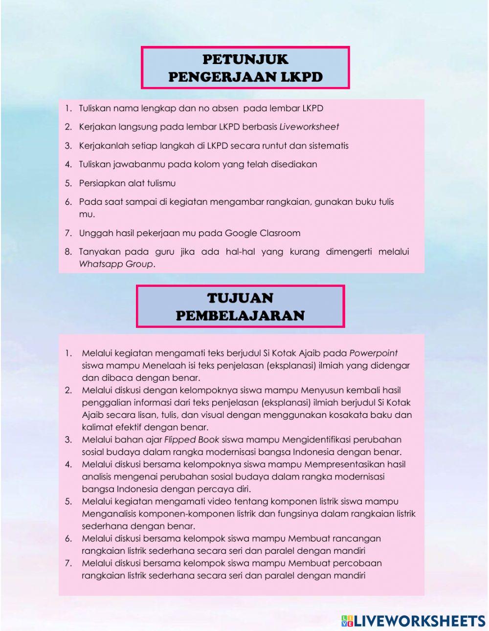 Lkpd tema 3 subtema 2 KELAS VI