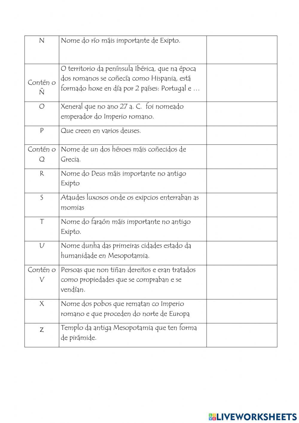 Pasapalabra da idade antiga