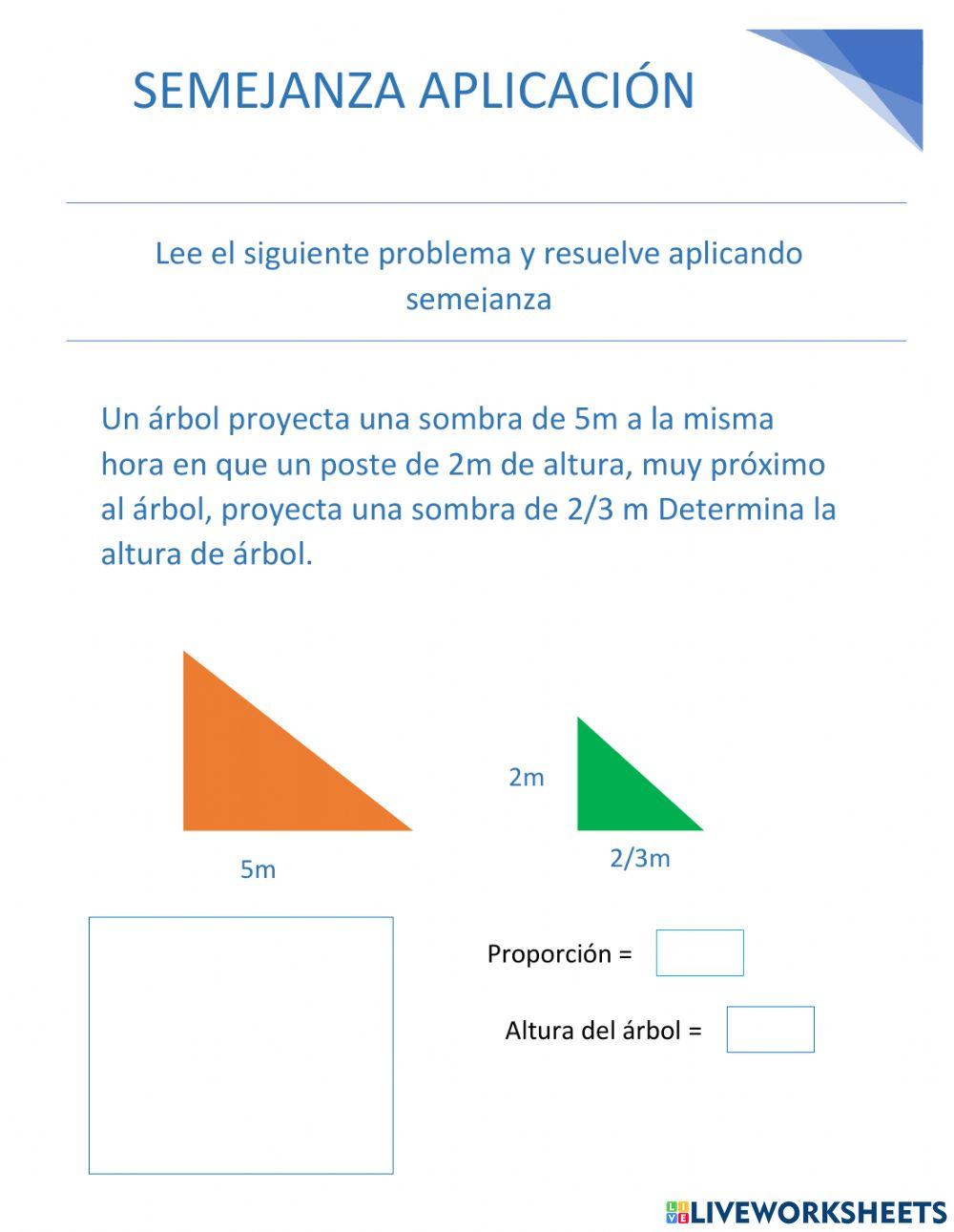semejanza aplicación