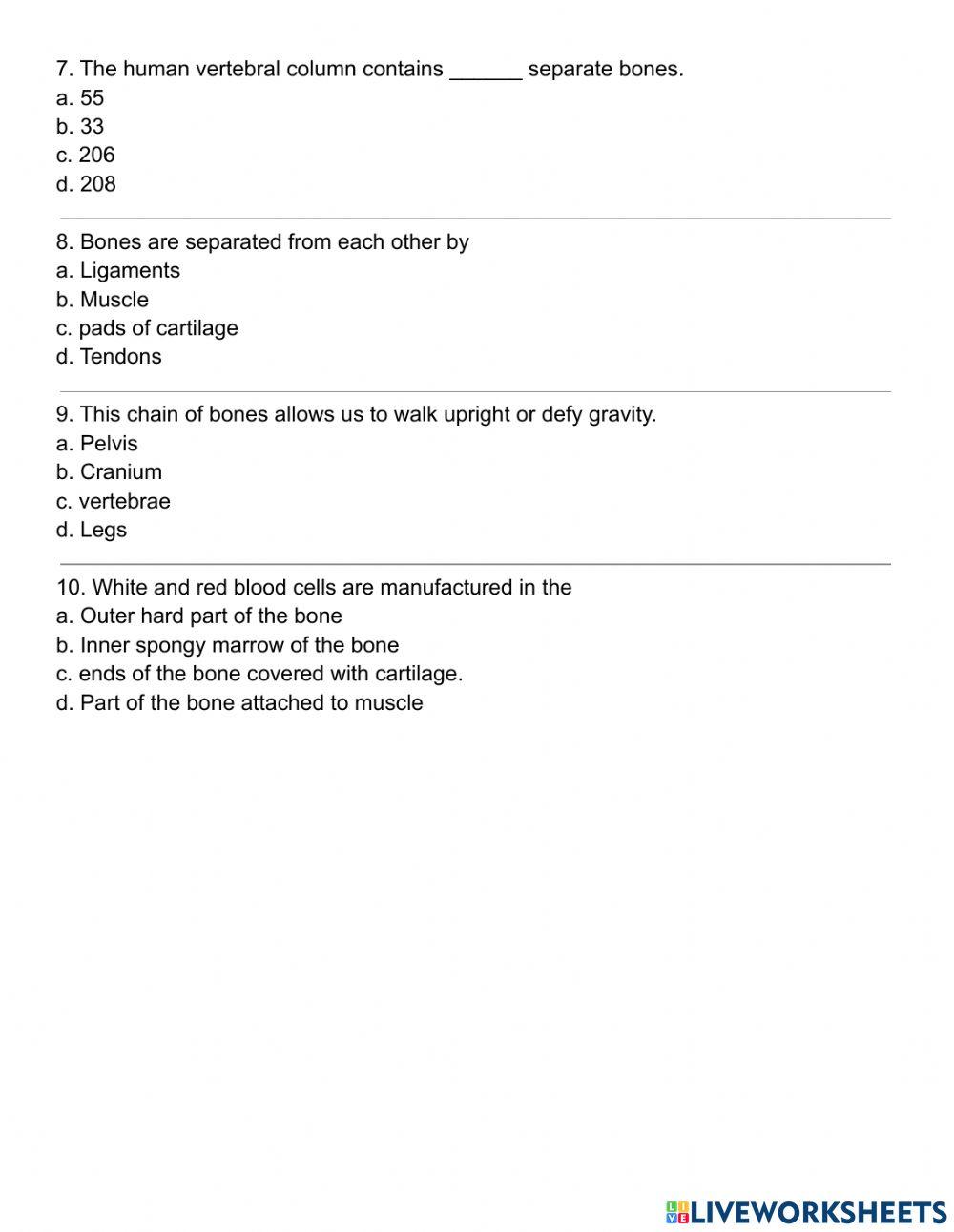 Stds. 5-6 Health Science Worksheet -01