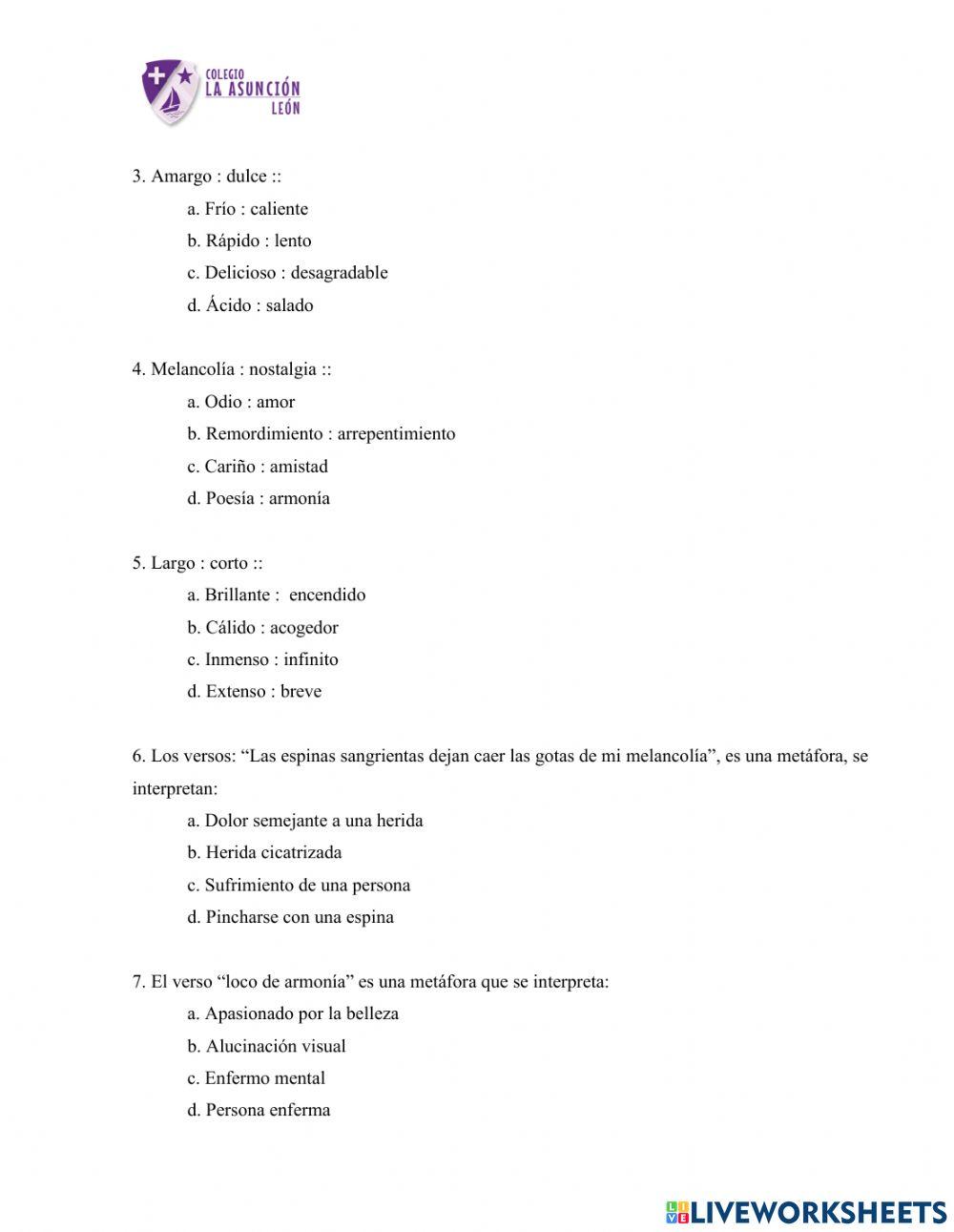 Analogías y metáforas