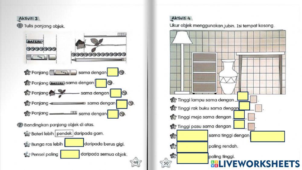 Ukur dan banding ukuran