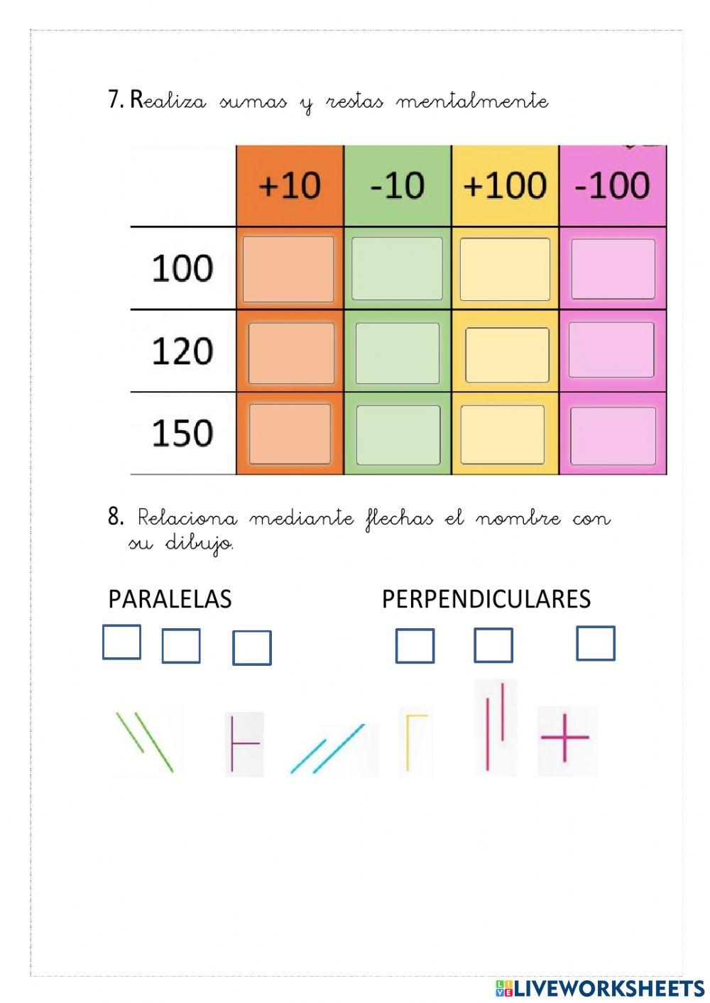 2º mates prueba inicial