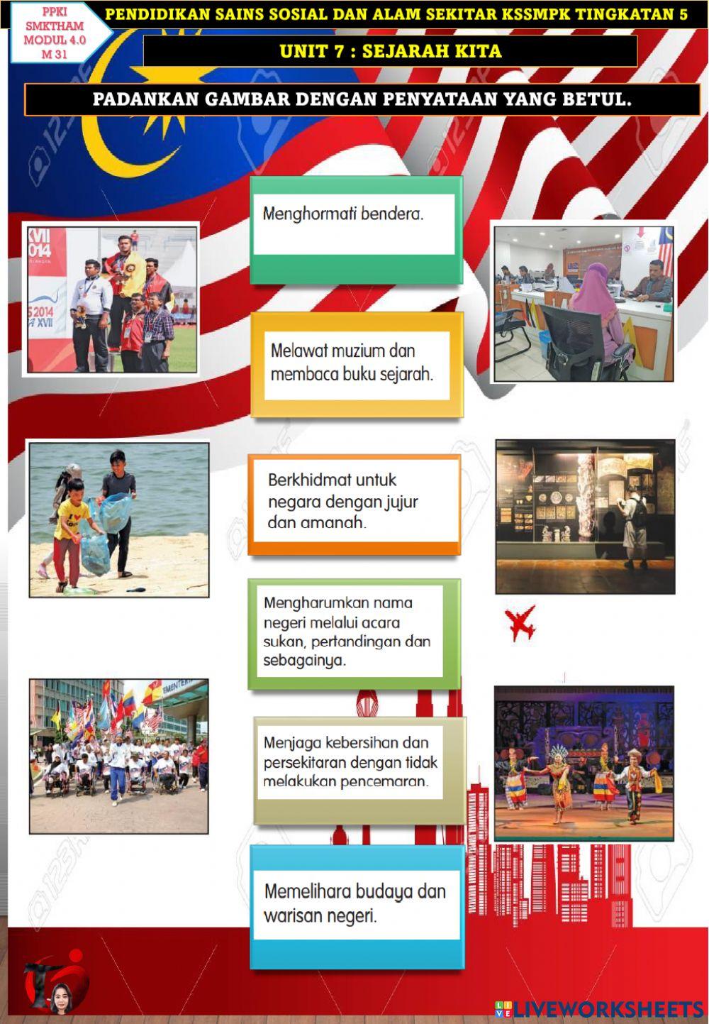 Menzahirkan rasa cinta kepada negeri tempat tinggal