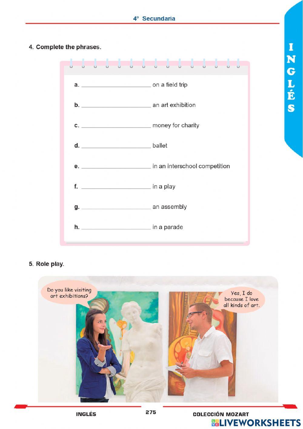 Unidad 8 - inglés 4°